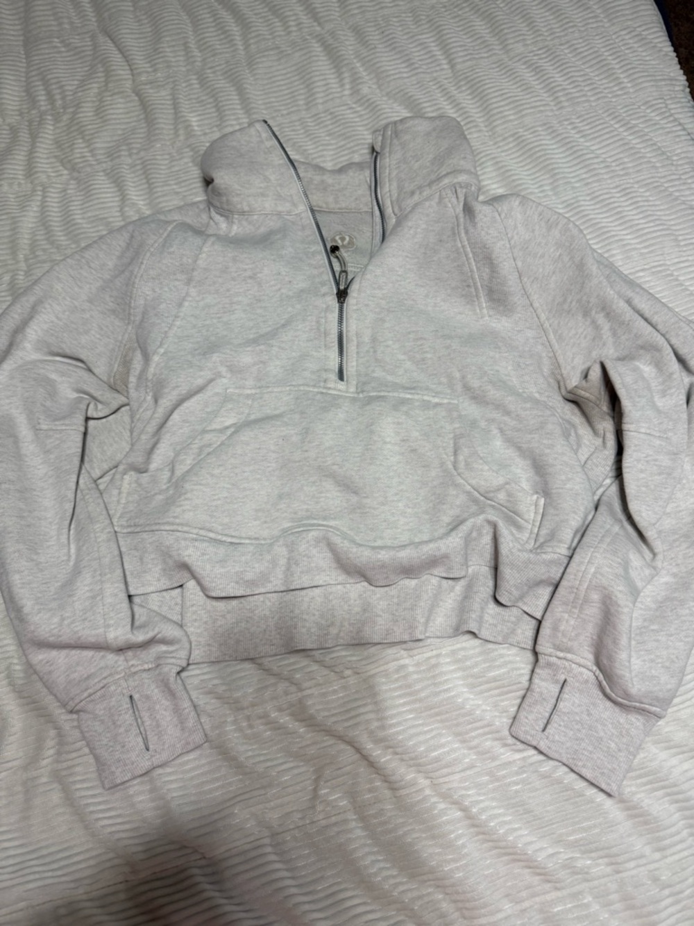Lululemon Light Gray Scuba